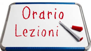 Comunicazione orario delle lezioni dal 1 ottobre 2018